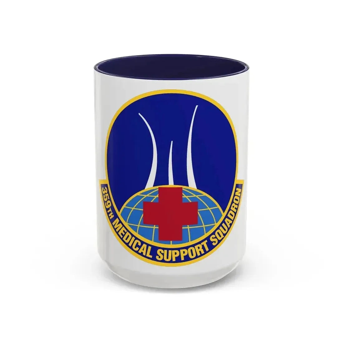 359th Medical Support Squadron (U.S. Air Force) Accent Coffee Mug 15oz Navy - Go Mug Yourself