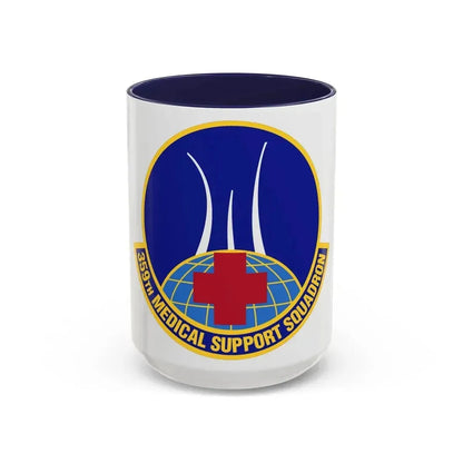 359th Medical Support Squadron (U.S. Air Force) Accent Coffee Mug 15oz Navy - Go Mug Yourself