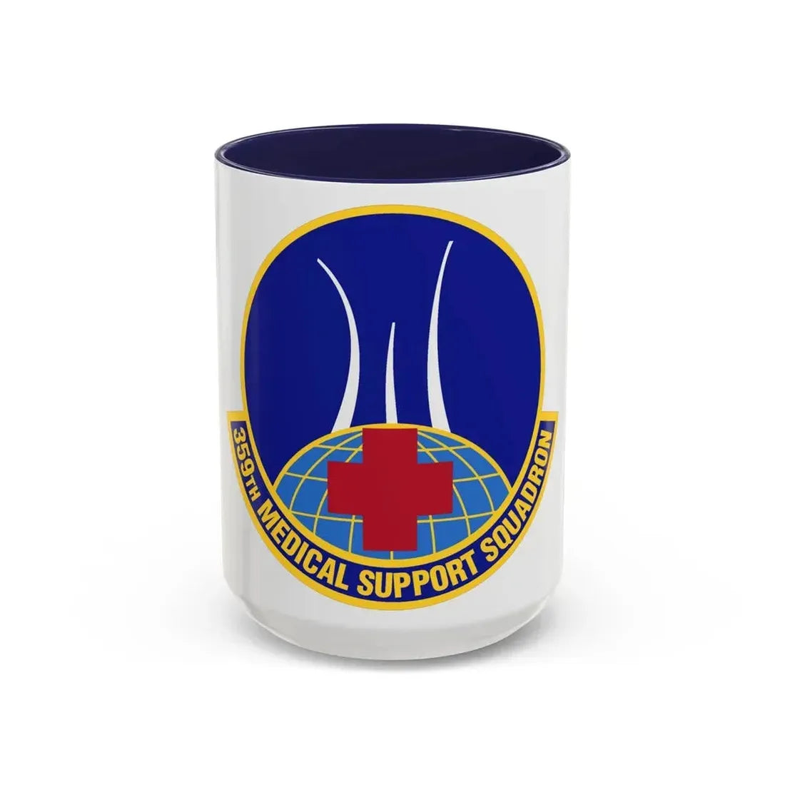 359th Medical Support Squadron (U.S. Air Force) Accent Coffee Mug 15oz Navy - Go Mug Yourself