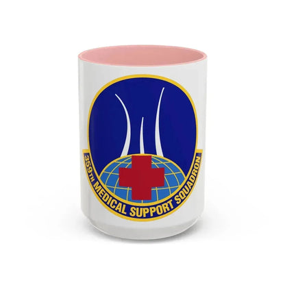 359th Medical Support Squadron (U.S. Air Force) Accent Coffee Mug 15oz Pink - Go Mug Yourself
