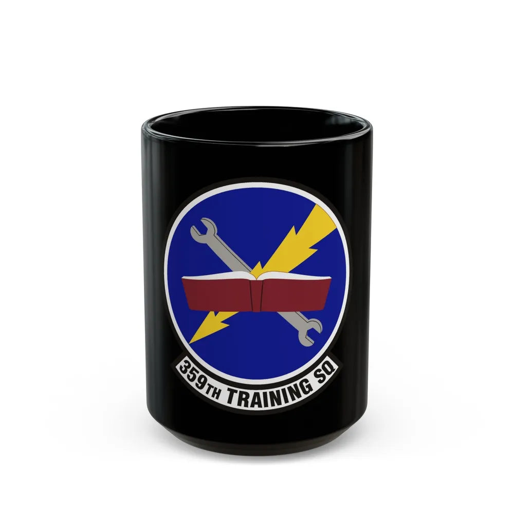 359th Training Squadron (U.S. Air Force) Black Coffee Mug-15oz-Go Mug Yourself