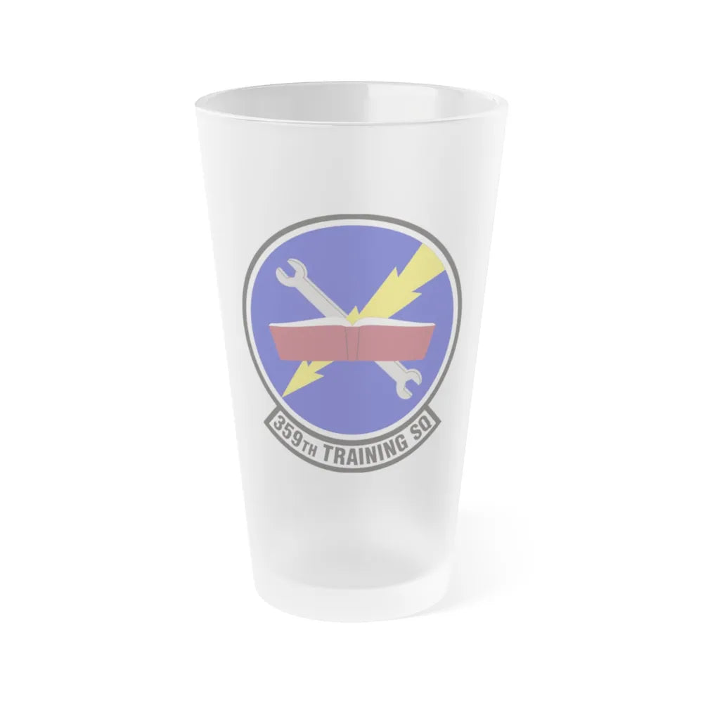 359th Training Squadron (U.S. Air Force) Frosted Pint Glass 16oz-16oz-Frosted-Go Mug Yourself