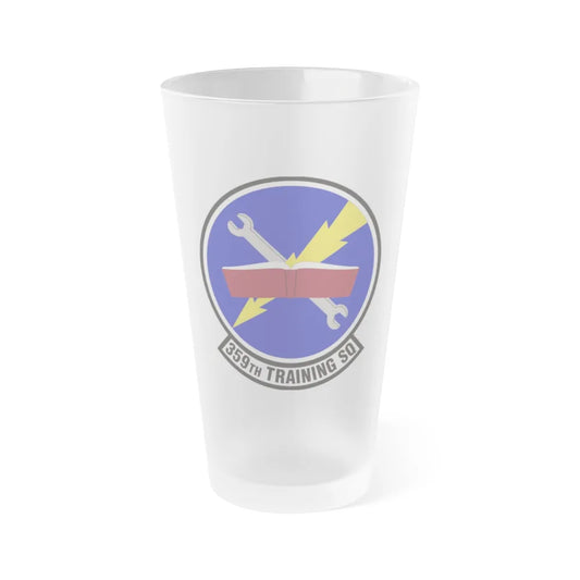 359th Training Squadron (U.S. Air Force) Frosted Pint Glass 16oz-16oz-Frosted-Go Mug Yourself