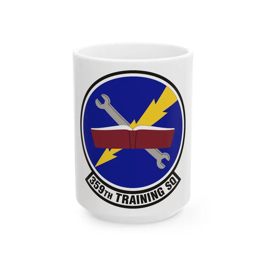 359th Training Squadron (U.S. Air Force) White Coffee Mug-15oz-Go Mug Yourself