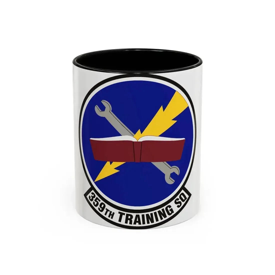 359th Training Squadron (U.S. Air Force) Accent Coffee Mug 11oz Black - Go Mug Yourself