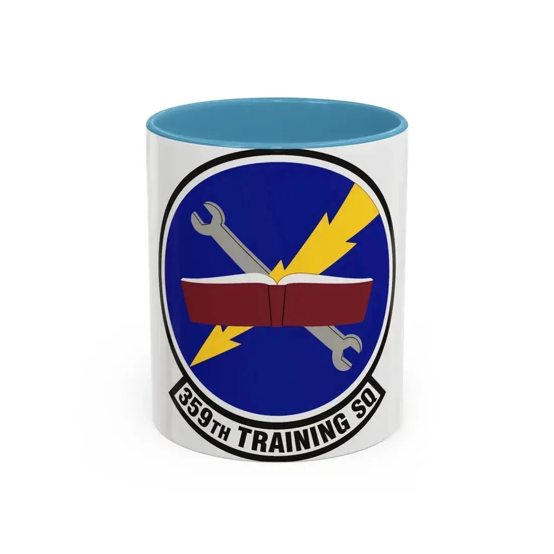 359th Training Squadron (U.S. Air Force) Accent Coffee Mug 11oz Light Blue - Go Mug Yourself