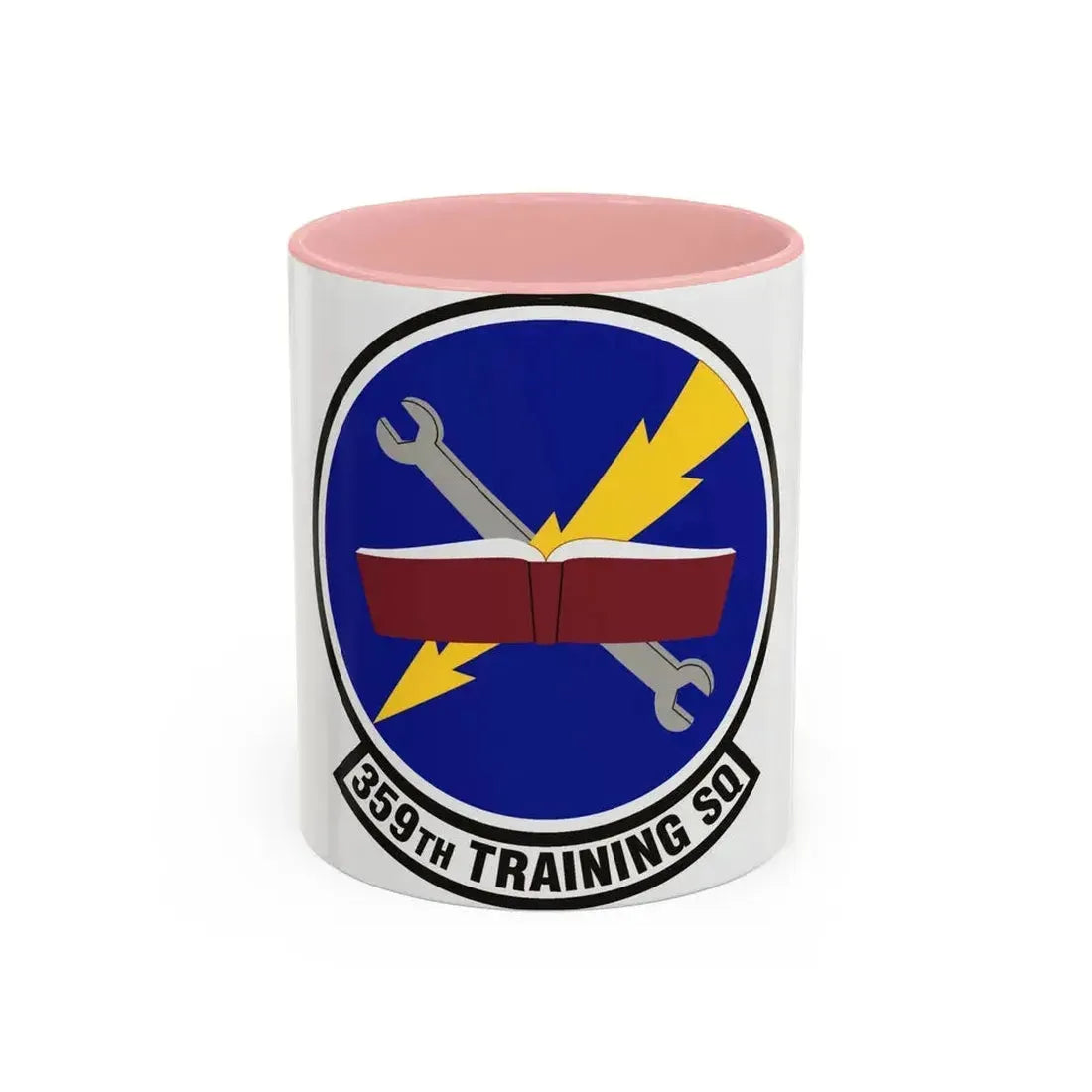 359th Training Squadron (U.S. Air Force) Accent Coffee Mug 11oz Pink - Go Mug Yourself