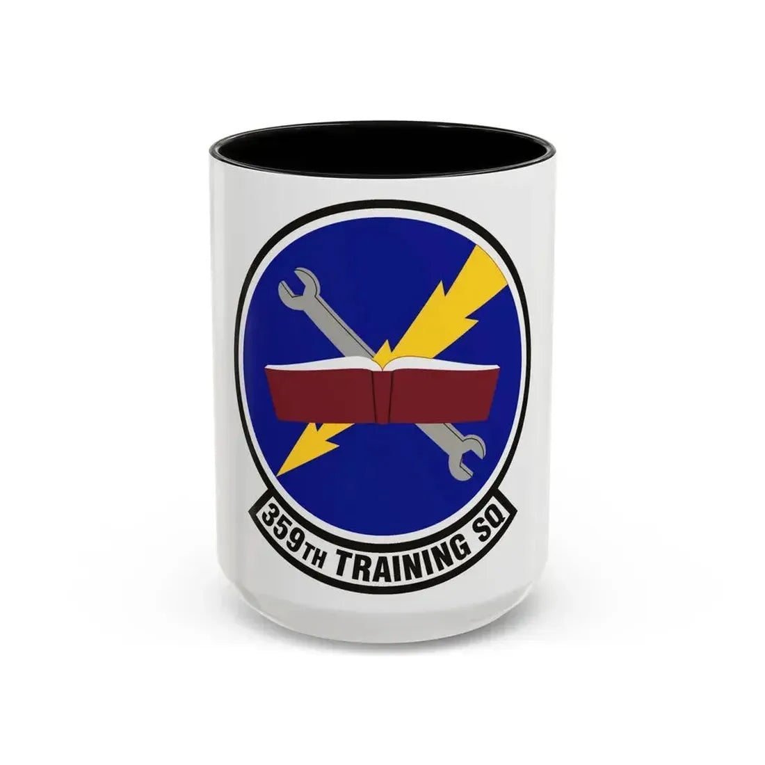 359th Training Squadron (U.S. Air Force) Accent Coffee Mug 15oz Black - Go Mug Yourself