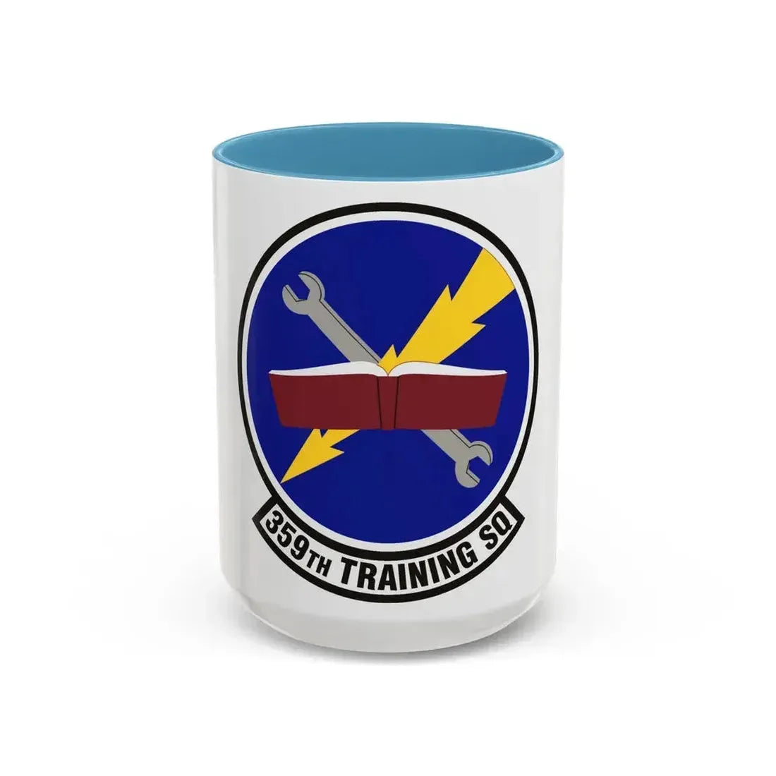 359th Training Squadron (U.S. Air Force) Accent Coffee Mug 15oz Light Blue - Go Mug Yourself