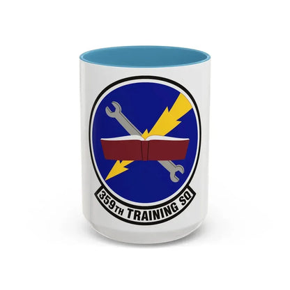 359th Training Squadron (U.S. Air Force) Accent Coffee Mug 15oz Light Blue - Go Mug Yourself