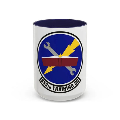 359th Training Squadron (U.S. Air Force) Accent Coffee Mug 15oz Navy - Go Mug Yourself