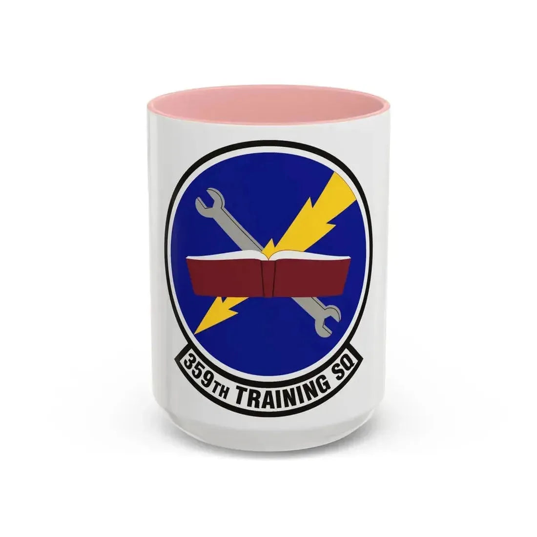 359th Training Squadron (U.S. Air Force) Accent Coffee Mug 15oz Pink - Go Mug Yourself