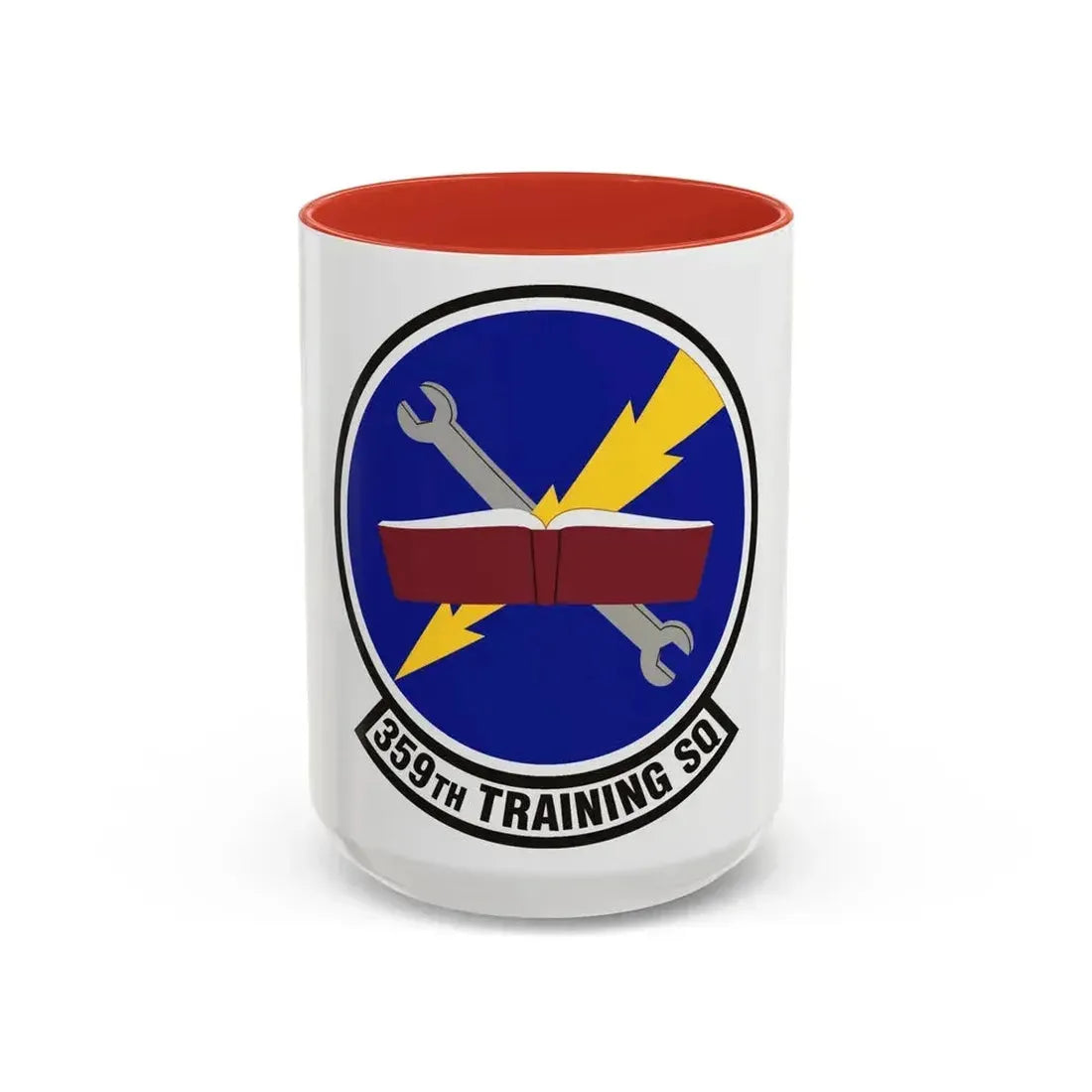 359th Training Squadron (U.S. Air Force) Accent Coffee Mug 15oz Red - Go Mug Yourself