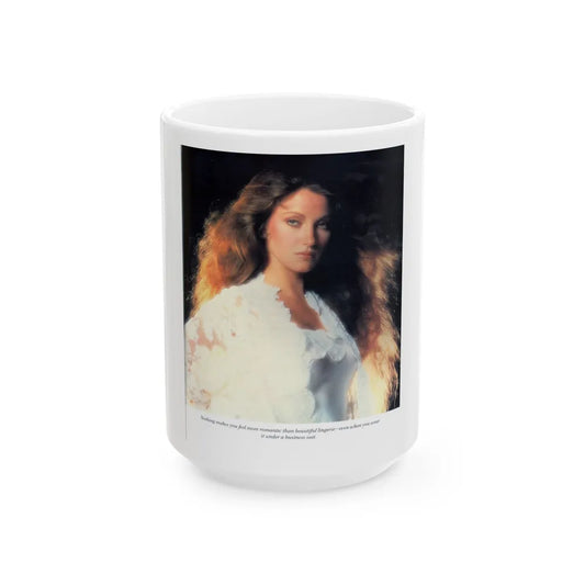 Jane Seymour #47 (Vintage Female Icon) White Coffee Mug-15oz-Go Mug Yourself