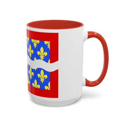 Flag of Cher France - Accent Coffee Mug-Go Mug Yourself