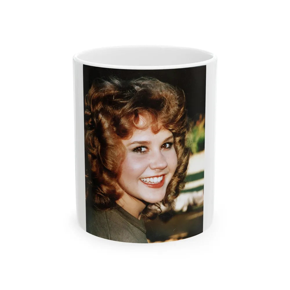 Linda Blair #374 (Vintage Female Icon) White Coffee Mug-11oz-Go Mug Yourself