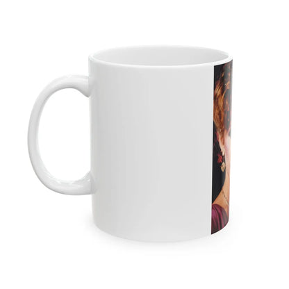 Linda Blair #308 (Vintage Female Icon) White Coffee Mug-Go Mug Yourself