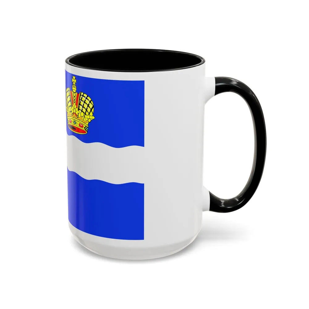 Flag of Kaluga Russia - Accent Coffee Mug-Go Mug Yourself