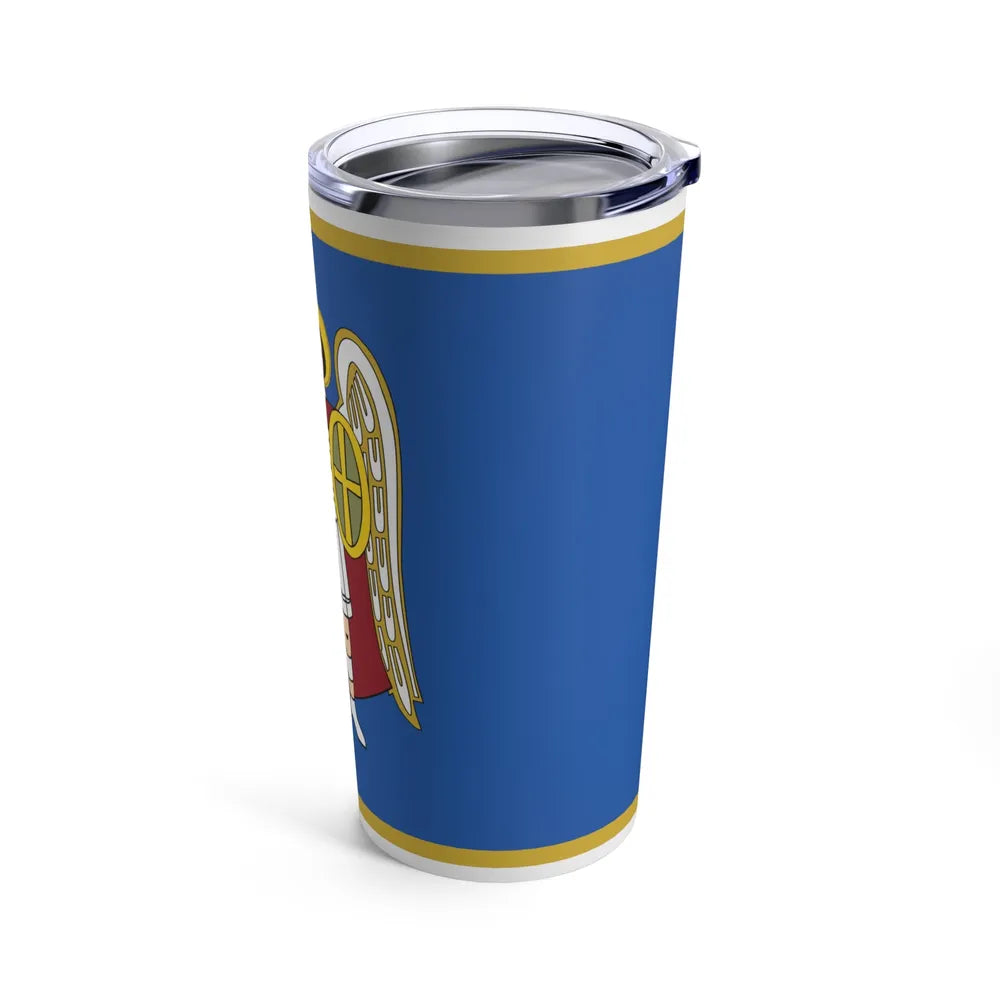 Flag of Kyiv Ukraine - Tumbler 20oz-Go Mug Yourself