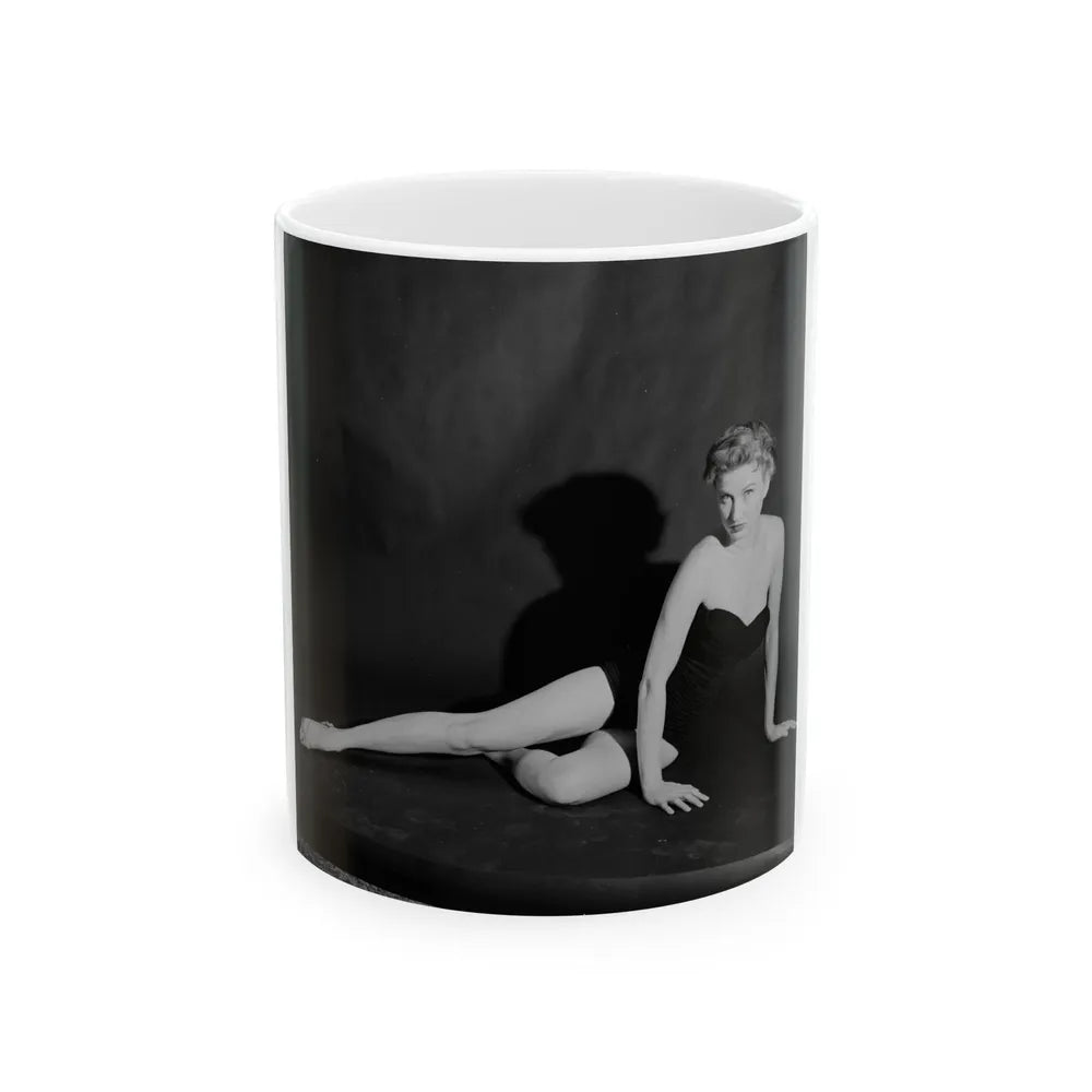 Carol Ohmart #29 (Vintage Female Icon) White Coffee Mug-11oz-Go Mug Yourself