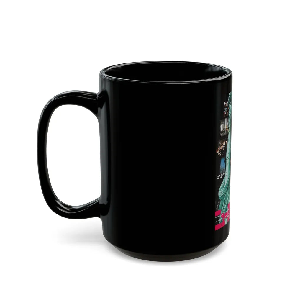 ESCAPE FROM NEW YORK (ASIAN) 1981 Movie Poster - Black Coffee Mug-Go Mug Yourself