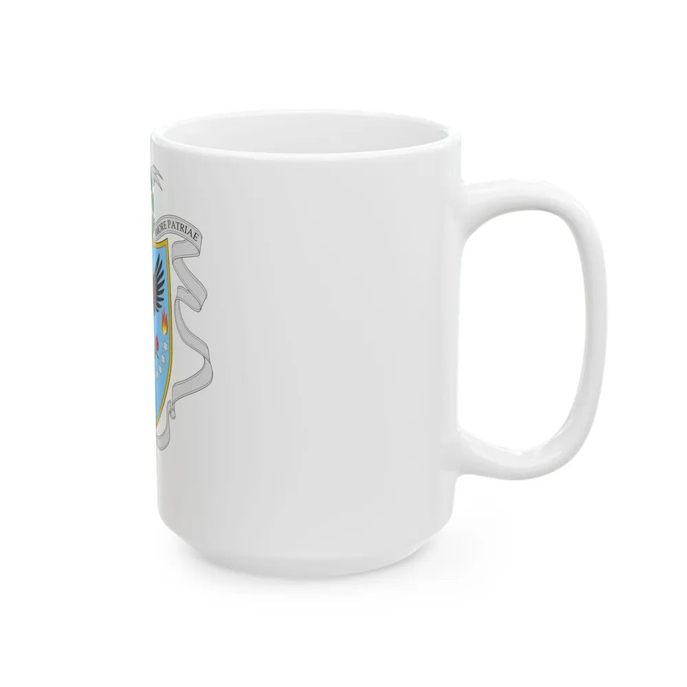 Coat of arms of Gran Colombia (1820) - White Coffee Mug-Go Mug Yourself