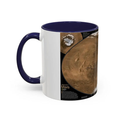 Space - MARS (2001) (Map) Accent Coffee Mug-Go Mug Yourself