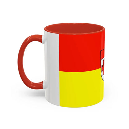 Flag of Augsburg Germany - Accent Coffee Mug-Go Mug Yourself