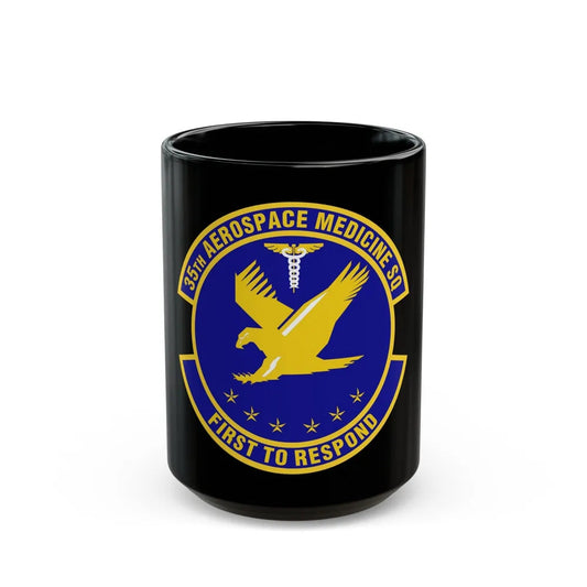 35th Aerospace Medicine Squadron (U.S. Air Force) Black Coffee Mug-15oz-Go Mug Yourself