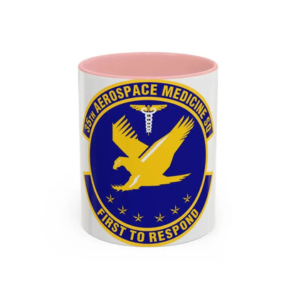 35th Aerospace Medicine Squadron (U.S. Air Force) Accent Coffee Mug 11oz Pink - Go Mug Yourself