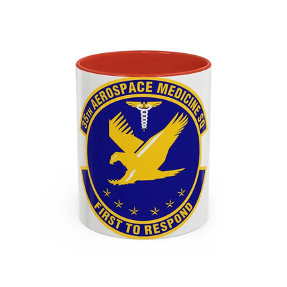 35th Aerospace Medicine Squadron (U.S. Air Force) Accent Coffee Mug 11oz Red - Go Mug Yourself