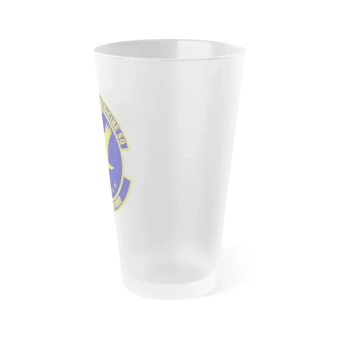 35th Aerospace Medicine Squadron (U.S. Air Force) Frosted Pint Glass 16oz - Go Mug Yourself