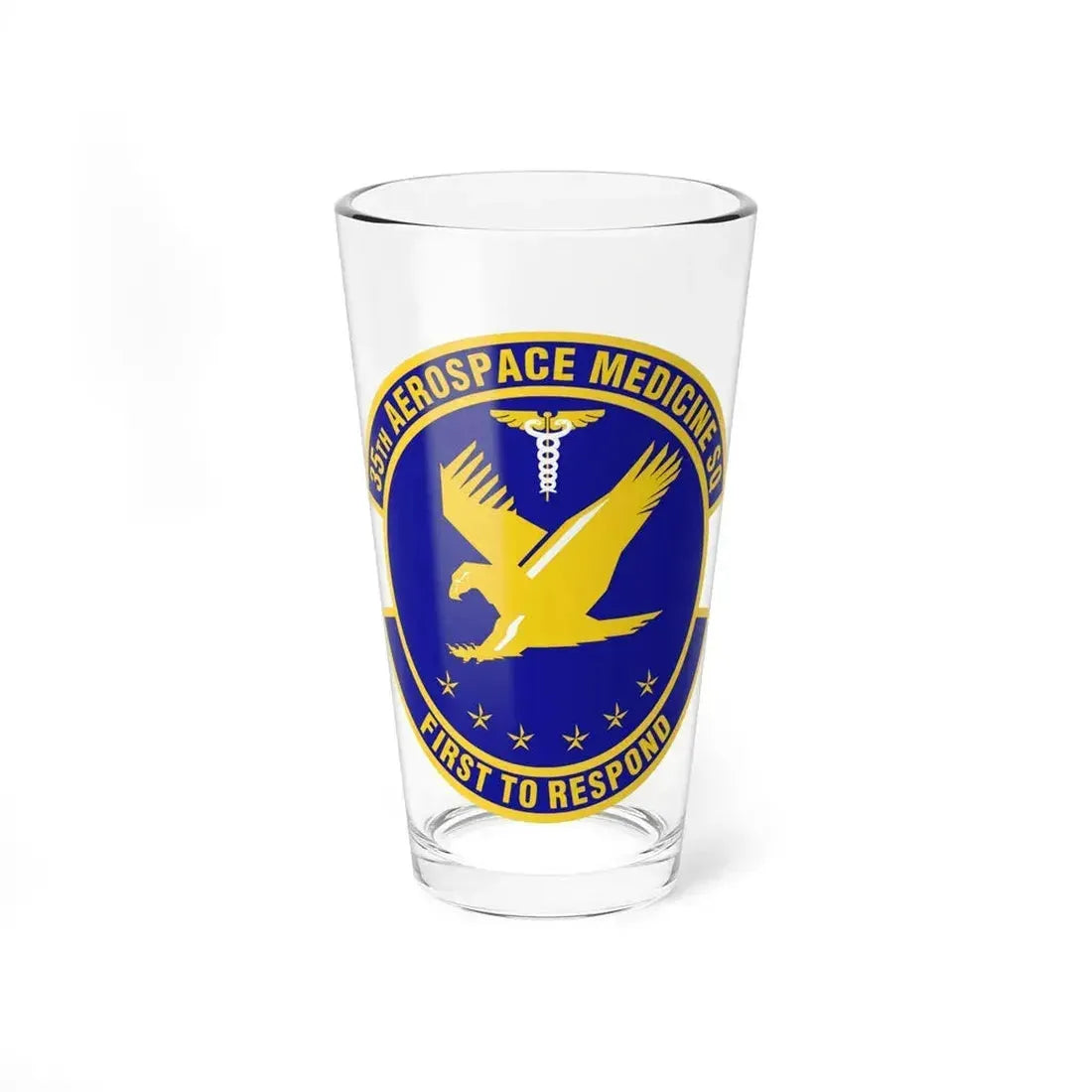 35th Aerospace Medicine Squadron (U.S. Air Force) Pint Glass 16oz 16oz - Go Mug Yourself