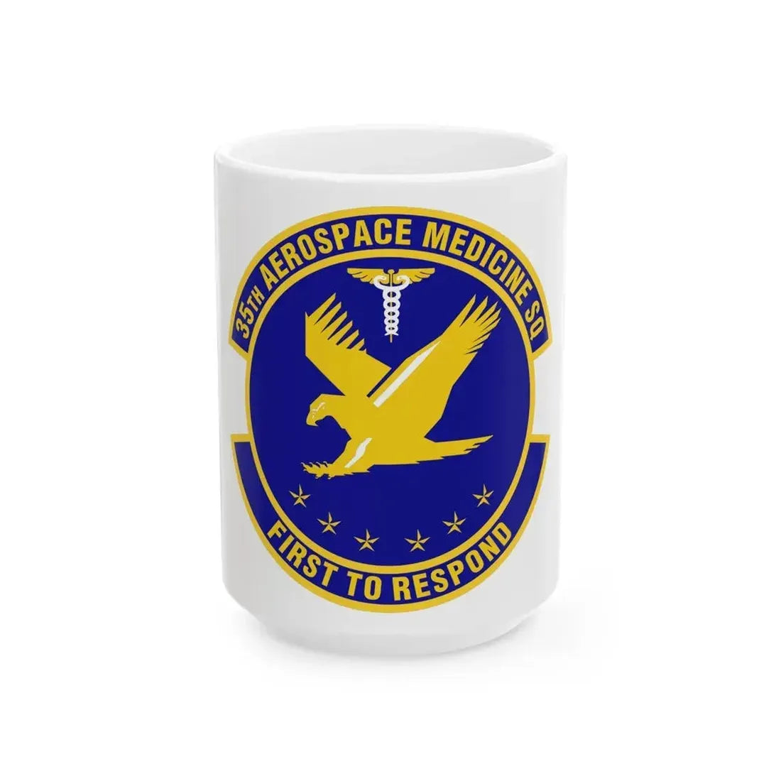 35th Aerospace Medicine Squadron (U.S. Air Force) White Coffee Mug 15oz - Go Mug Yourself