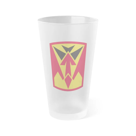 35th Air Defense Artillery Brigade (U.S. Army) Frosted Pint Glass 16oz-Go Mug Yourself