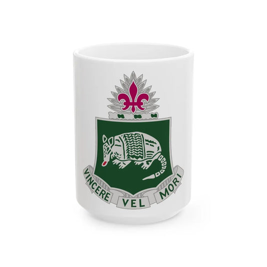 35th Armored Regiment (U.S. Army) White Coffee Mug-15oz-Go Mug Yourself