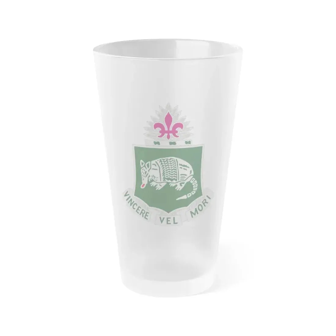 35th Armored Regiment (U.S. Army) Frosted Pint Glass 16oz Default Title - Go Mug Yourself