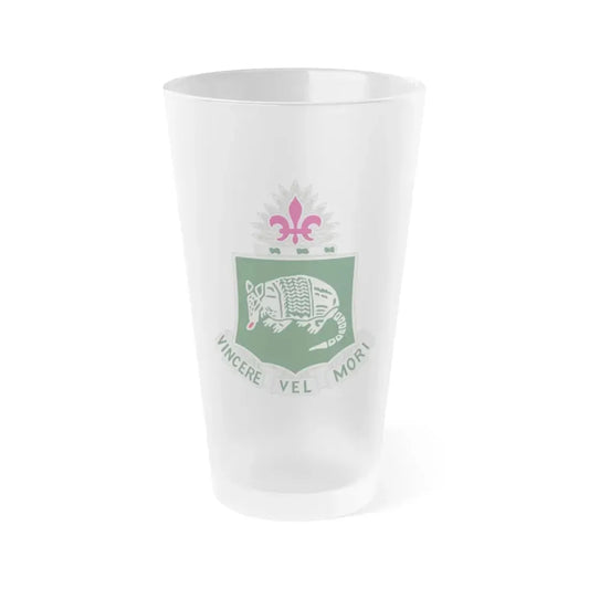 35th Armored Regiment (U.S. Army) Frosted Pint Glass 16oz Default Title - Go Mug Yourself