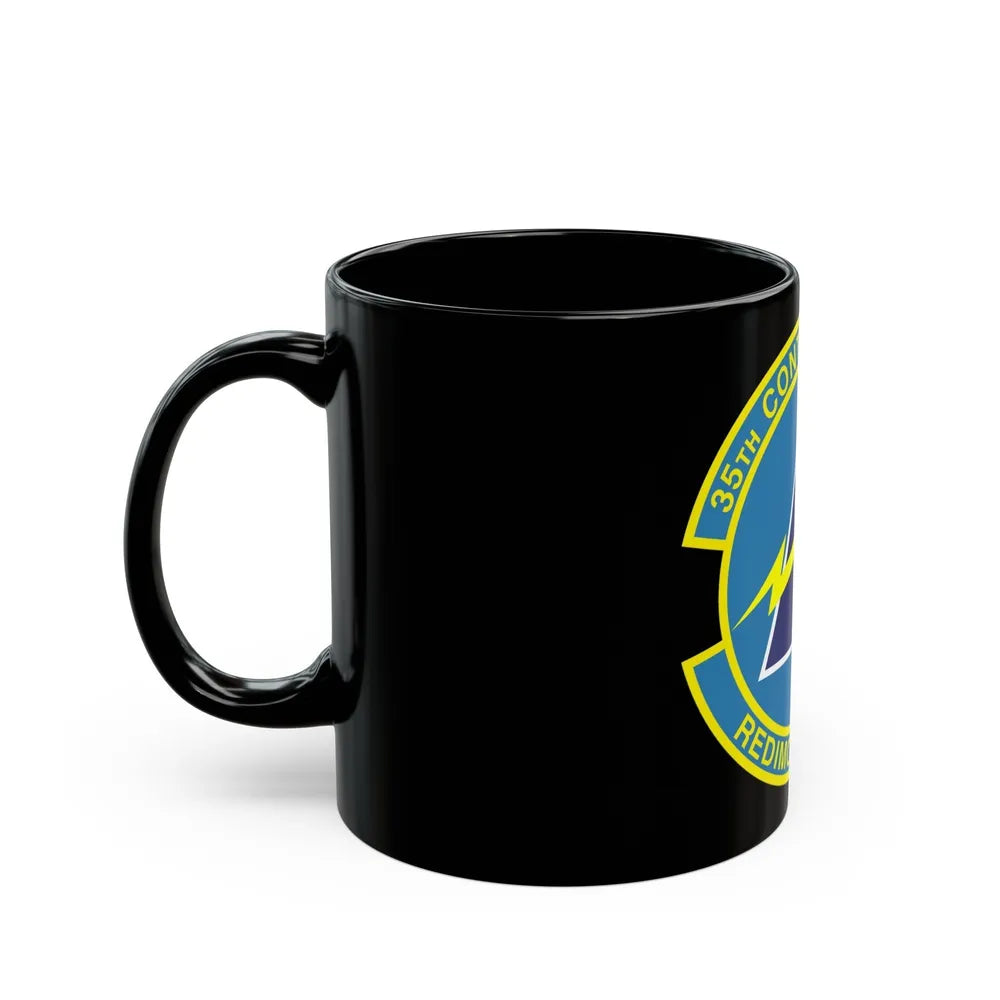 35th Contracting Squadron (U.S. Air Force) Black Coffee Mug-Go Mug Yourself