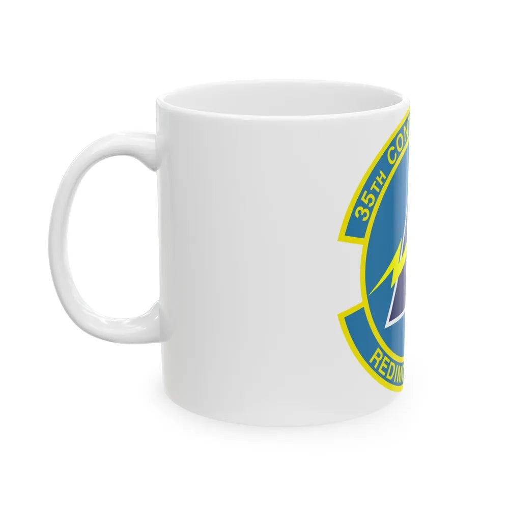 35th Contracting Squadron (U.S. Air Force) White Coffee Mug-Go Mug Yourself