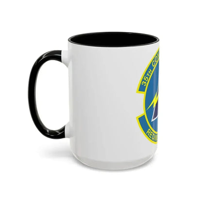 35th Contracting Squadron (U.S. Air Force) Accent Coffee Mug - Go Mug Yourself