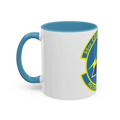 35th Contracting Squadron (U.S. Air Force) Accent Coffee Mug - Go Mug Yourself