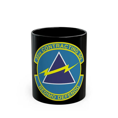 35th Contracting Squadron (U.S. Air Force) Black Coffee Mug 11oz - Go Mug Yourself
