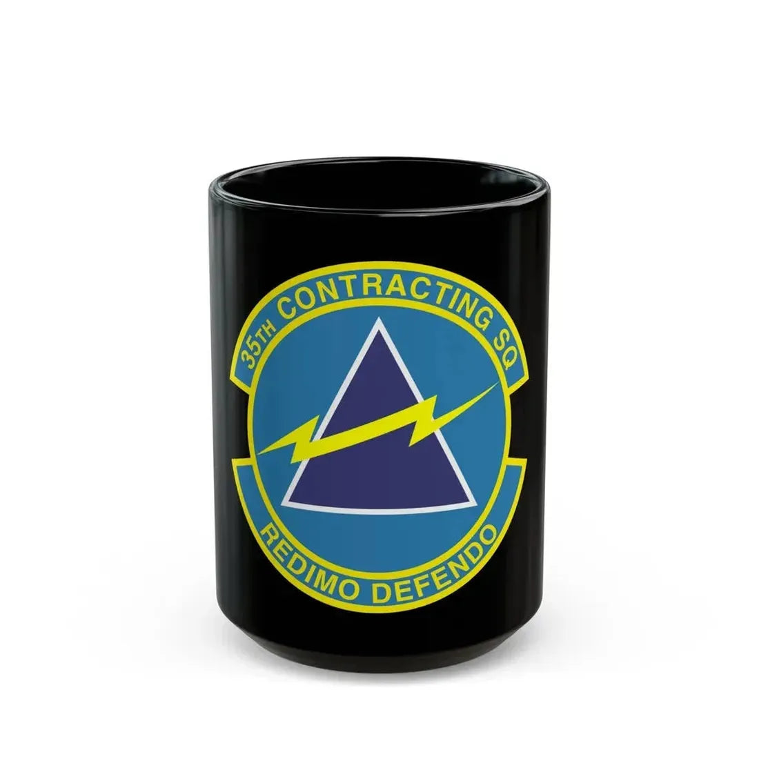 35th Contracting Squadron (U.S. Air Force) Black Coffee Mug 15oz - Go Mug Yourself