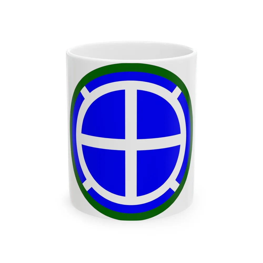 35th Infantry Division SSI (U.S. Army) White Coffee Mug-11oz-Go Mug Yourself