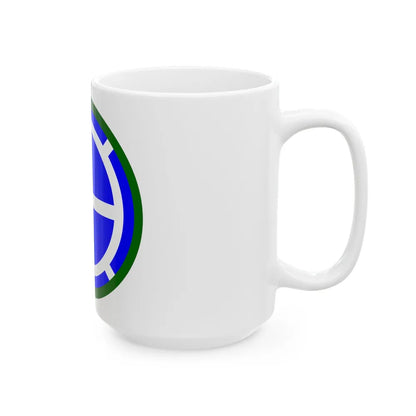 35th Infantry Division SSI (U.S. Army) White Coffee Mug-Go Mug Yourself