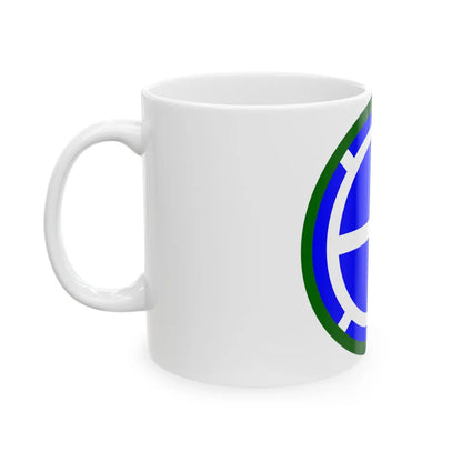 35th Infantry Division SSI (U.S. Army) White Coffee Mug-Go Mug Yourself