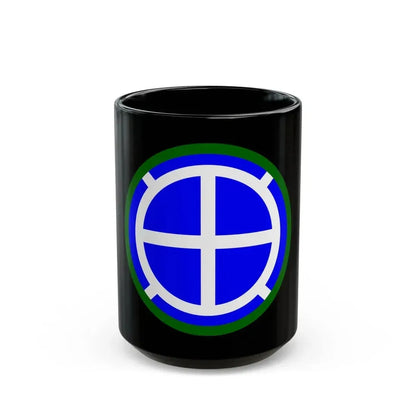 35th Infantry Division SSI (U.S. Army) Black Coffee Mug 15oz - Go Mug Yourself