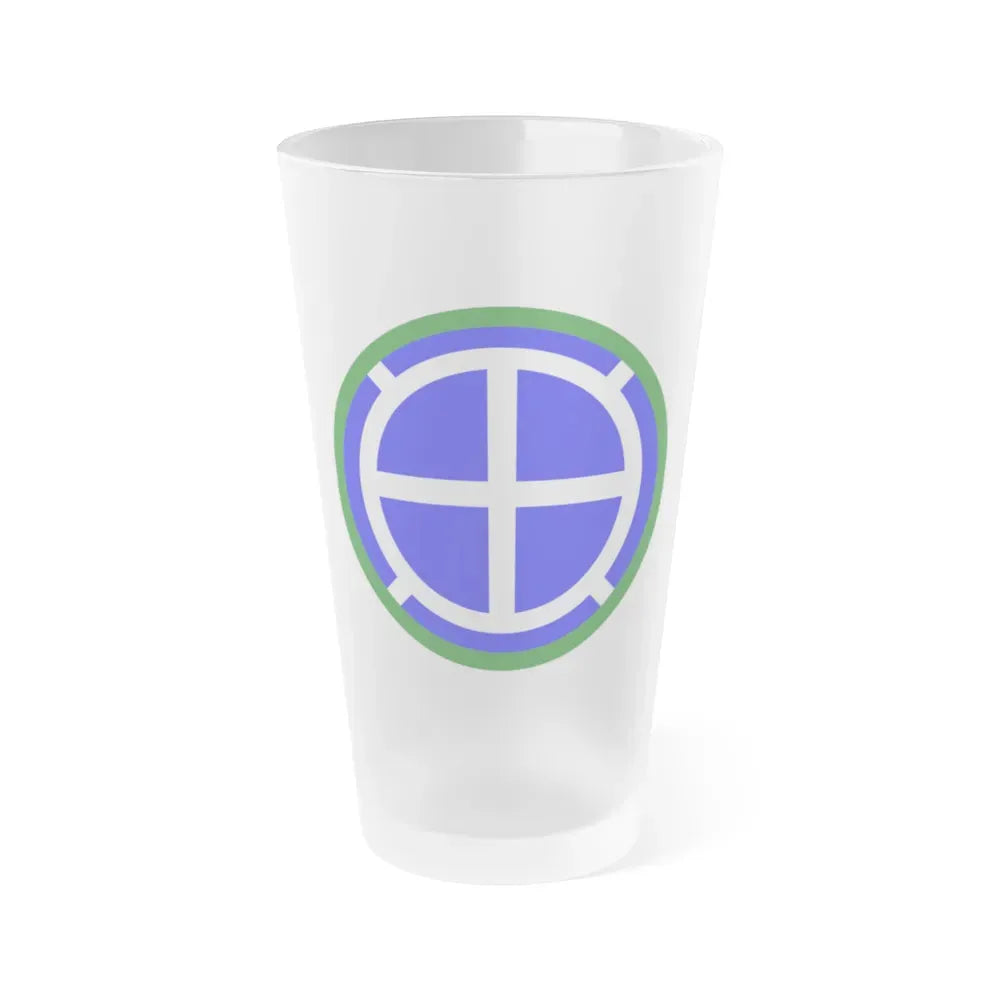 35th Infantry Division SSI (U.S. Army) Frosted Pint Glass 16oz Default Title - Go Mug Yourself