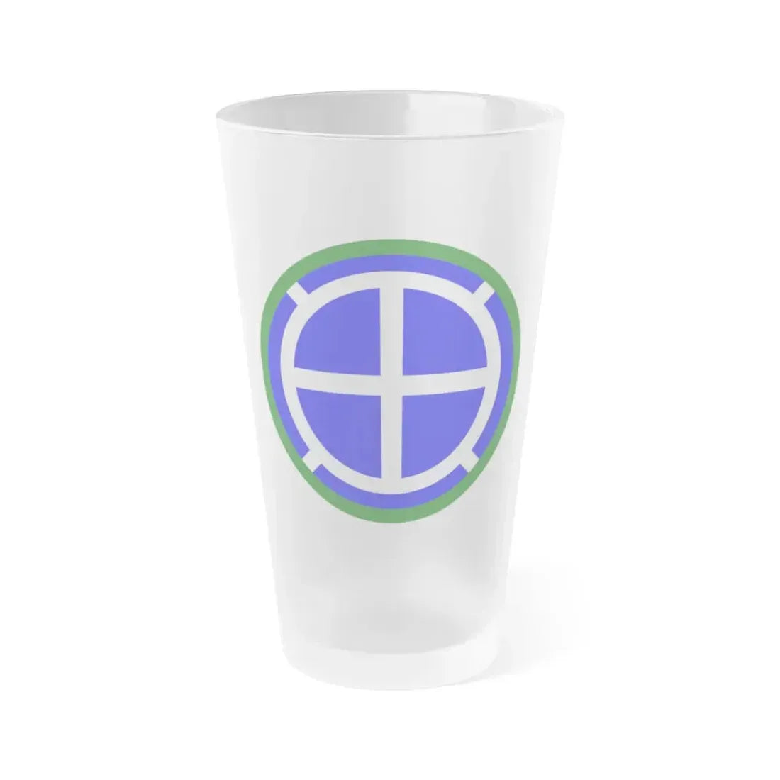 35th Infantry Division SSI (U.S. Army) Frosted Pint Glass 16oz Default Title - Go Mug Yourself